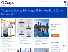 Tablet Screenshot of blog.icorps.com